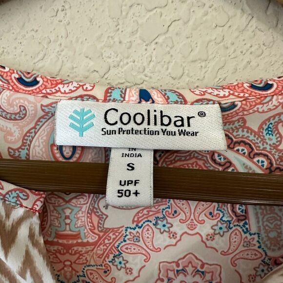 COOLIBAR UPF 50+ Cover-Up Swim Tunic Dress in Multi Paisley Print - Picture 6 of 11